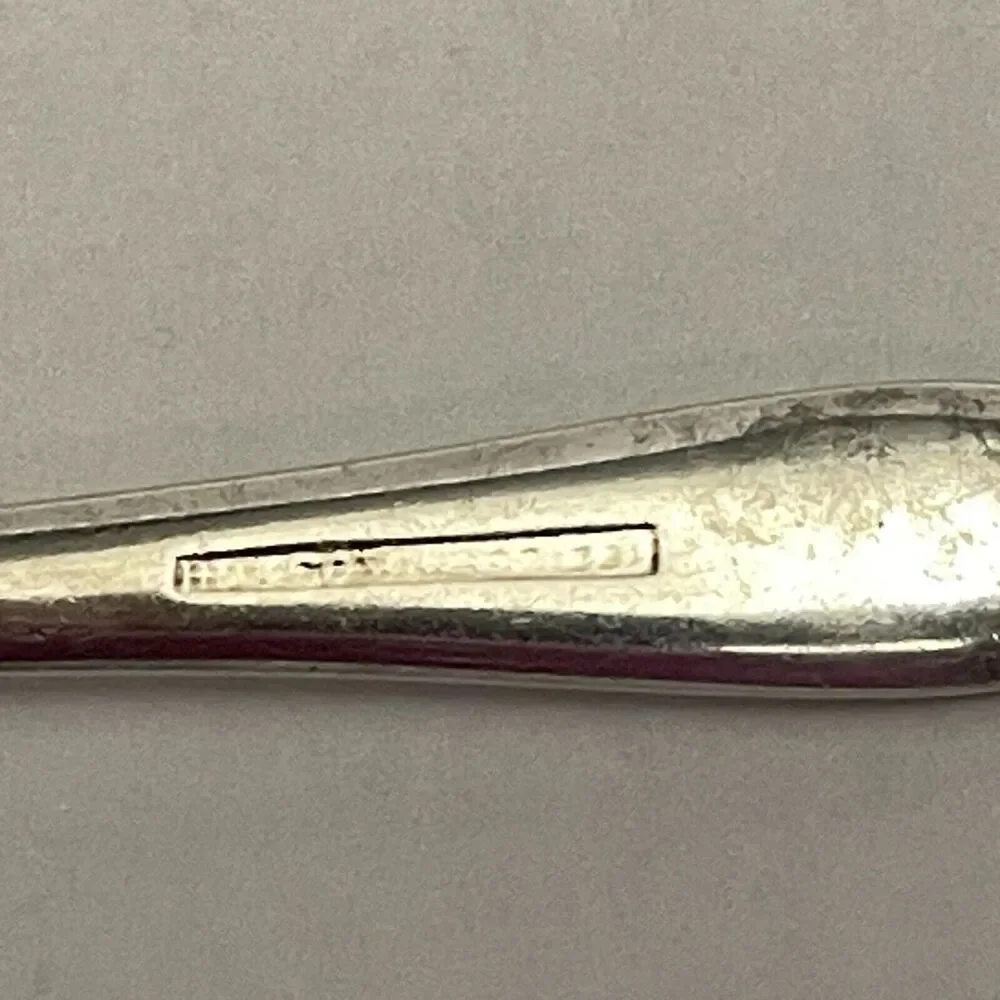 Silver-plate? Baby Spoons HA EA FA EP A1 3 7/8